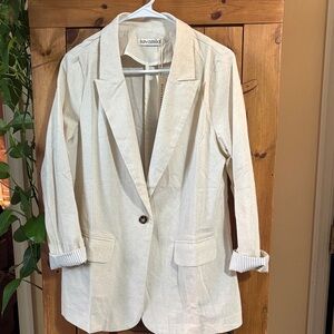 Linen Blend Blazer NWT